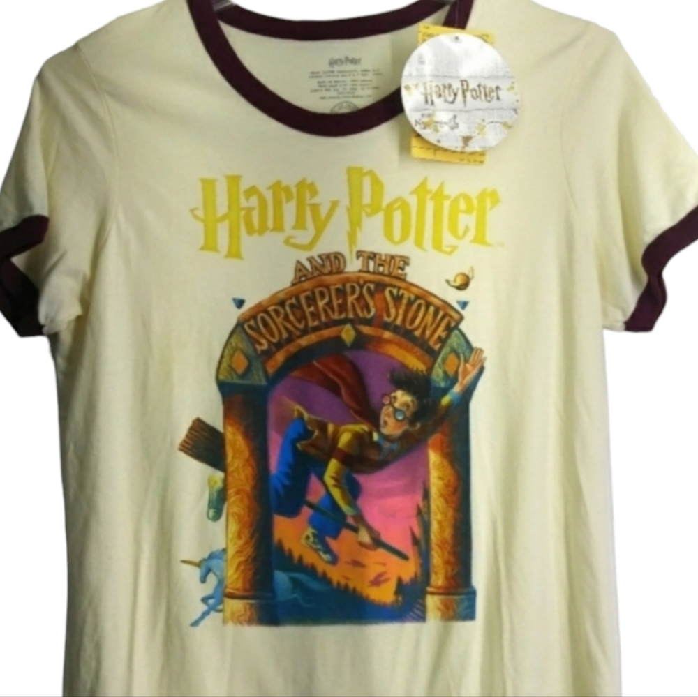 NWT Harry Potter Out Of Print Graphic  Youth Tee Short Slv Unisex Size 2XL
